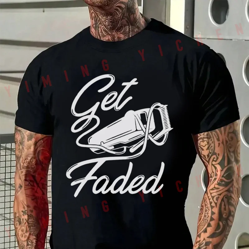 Men T-Shirt Retro Barber Pole And Get FadeD Design Moto Cotton O-neck Short Sleeve T Shirt Fashion Hip Hop Streetwear Tees
Men T-Shirt Retro Barber Pole And Get FadeD Design Moto Cotton O-neck Short Sleeve T Shirt Fashion Hip Hop Streetwear Tees