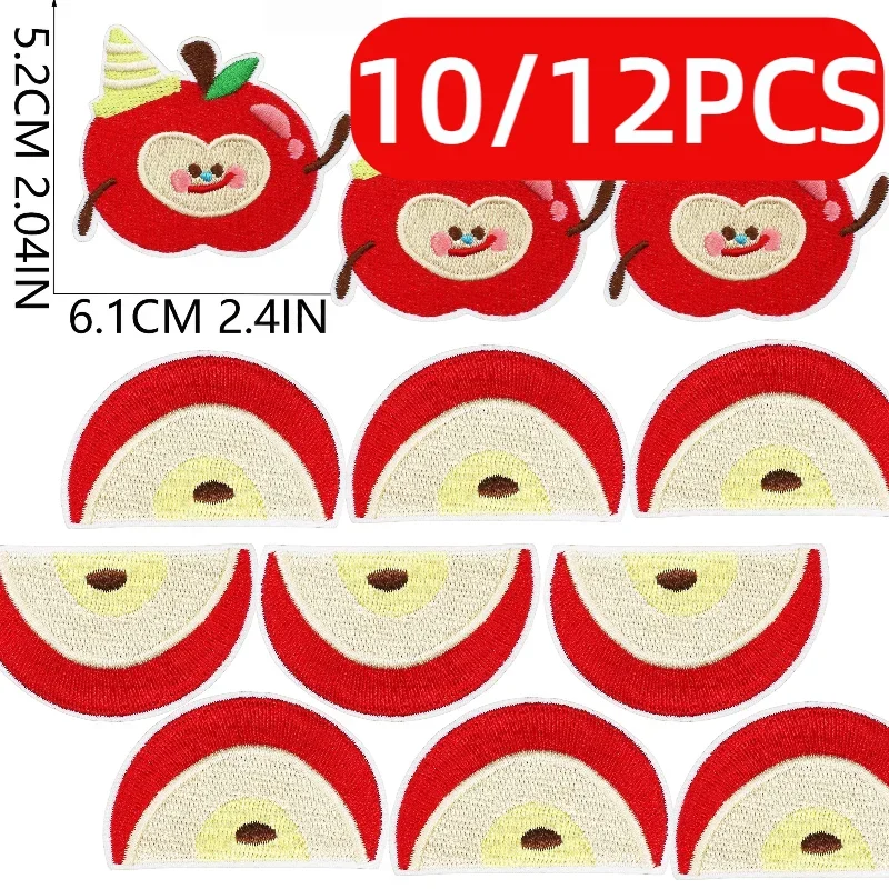 Embroidery Patches Wholesale10/12PCS Lots of Cartoon Apple Clothing Accessories Badge Patches DIY Decoration Ironing Hat/cloth
Embroidery Patches Wholesale10/12PCS Lots of Cartoon Apple Clothing Accessories Badge Patches DIY Decoration Ironing Hat/cloth