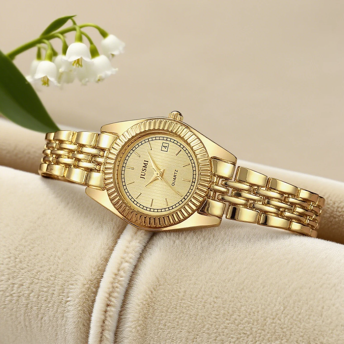 Модные простые легкие роскошные круглые циферблаты со стальным ремешком без номера, женские кварцевые часы, набор ювелирных изделий из 5 штук, подходят для праздничного подарка
Модные простые легкие роскошные круглые циферблаты со стальным ремешком без номера, женские кварцевые часы, набор ювелирных изделий из 5 штук, подходят для праздничного подарка