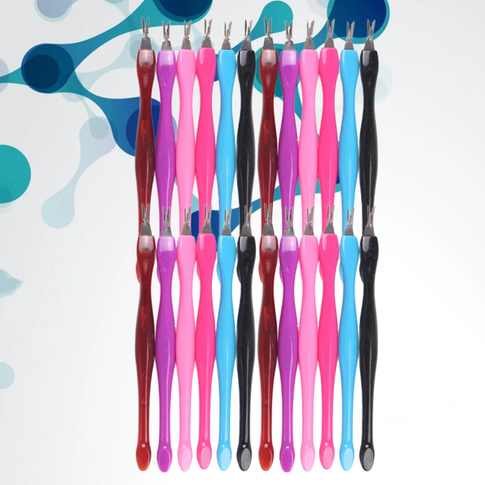 48pcs Dead Skin Fork Cuticle Remover Tool V-Shaped Tip For Nail Art Manicure Dead Skin Removal Skincare Essential Nail Care Set
48pcs Dead Skin Fork Cuticle Remover Tool V-Shaped Tip For Nail Art Manicure Dead Skin Removal Skincare Essential Nail Care Set