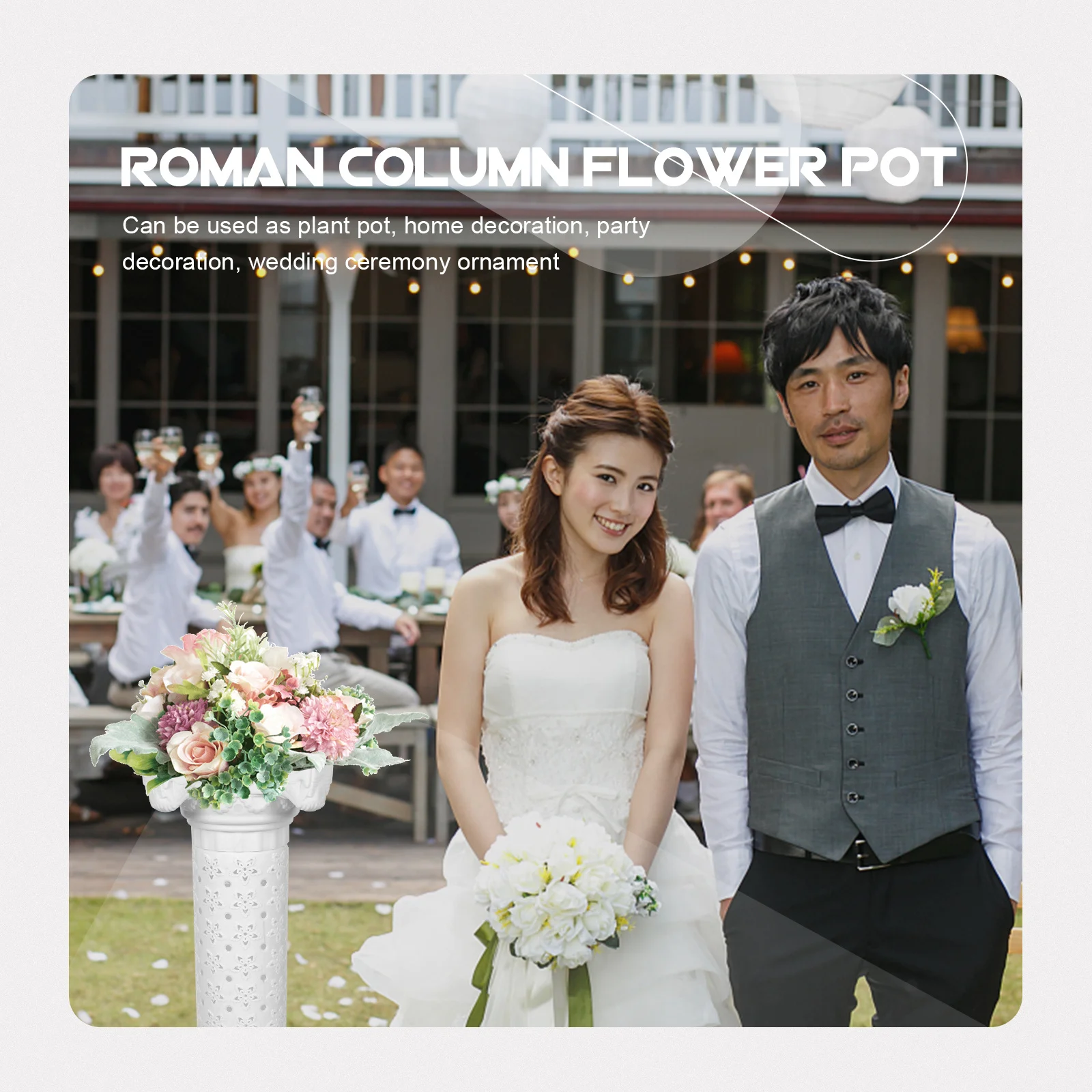 Roman Pillar Flower Vase Hollow Plastic Column For Wedding Decor Road Guiding Adornment Welcome Area Party Prop Home
Roman Pillar Flower Vase Hollow Plastic Column For Wedding Decor Road Guiding Adornment Welcome Area Party Prop Home