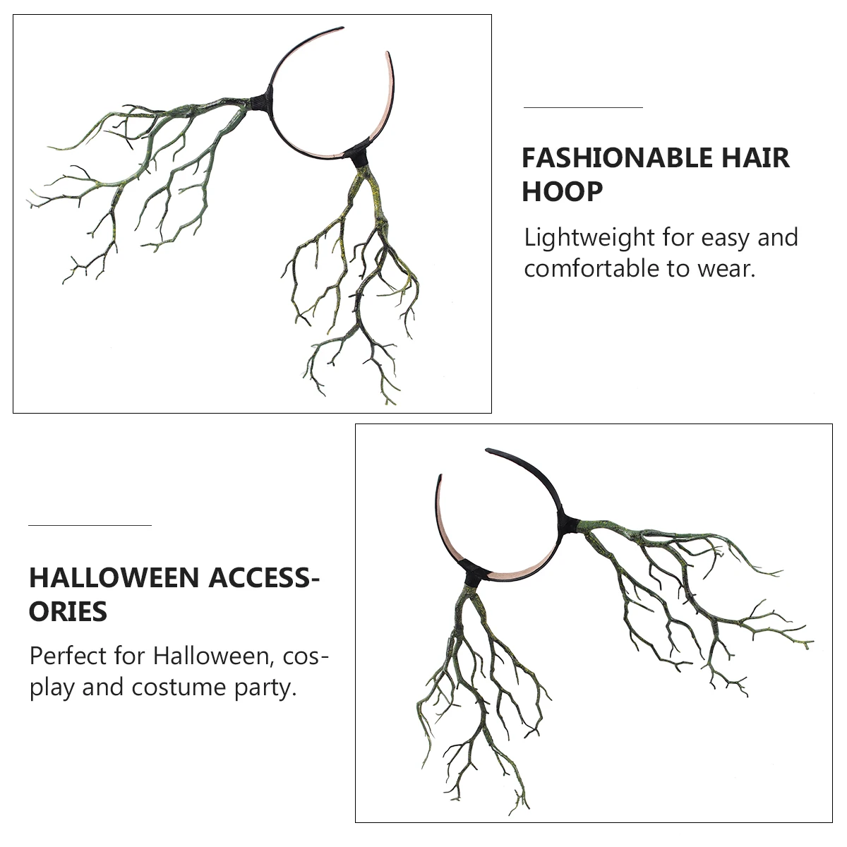 Witch Horn Headband Halloween Hair Hoop Party Accessory Dark Style Plastic Costume Unique Fashion Lightweight
Witch Horn Headband Halloween Hair Hoop Party Accessory Dark Style Plastic Costume Unique Fashion Lightweight