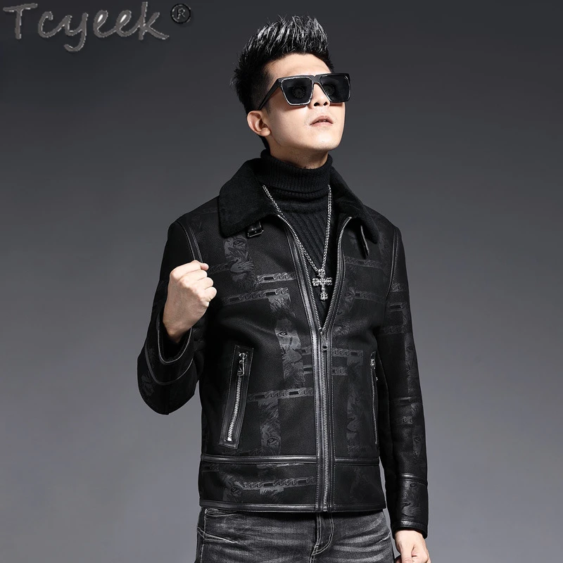 Tcyeek Winter Sheepskin Genuine Leather Man Jackets Short Natural Fur Jacket Fashion Warm Real Fur Coat Male Clothing Slim
Tcyeek Winter Sheepskin Genuine Leather Man Jackets Short Natural Fur Jacket Fashion Warm Real Fur Coat Male Clothing Slim