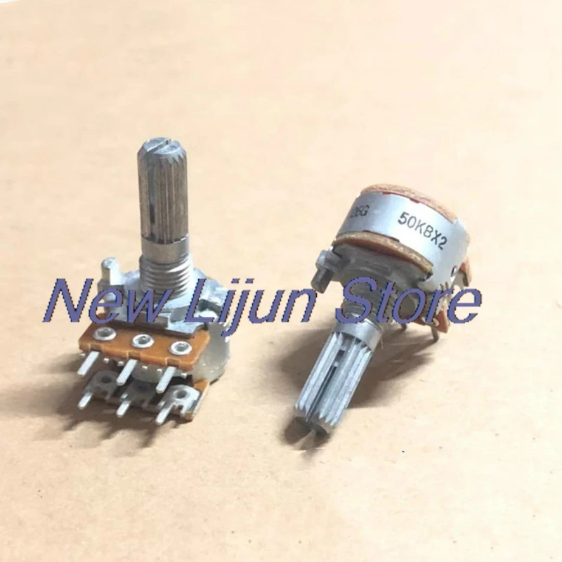 10pcs The volume of power amplifier speaker is adjustable 16 type Double potentiometer B10K A20K B50K B100K
10pcs The volume of power amplifier speaker is adjustable 16 type Double potentiometer B10K A20K B50K B100K