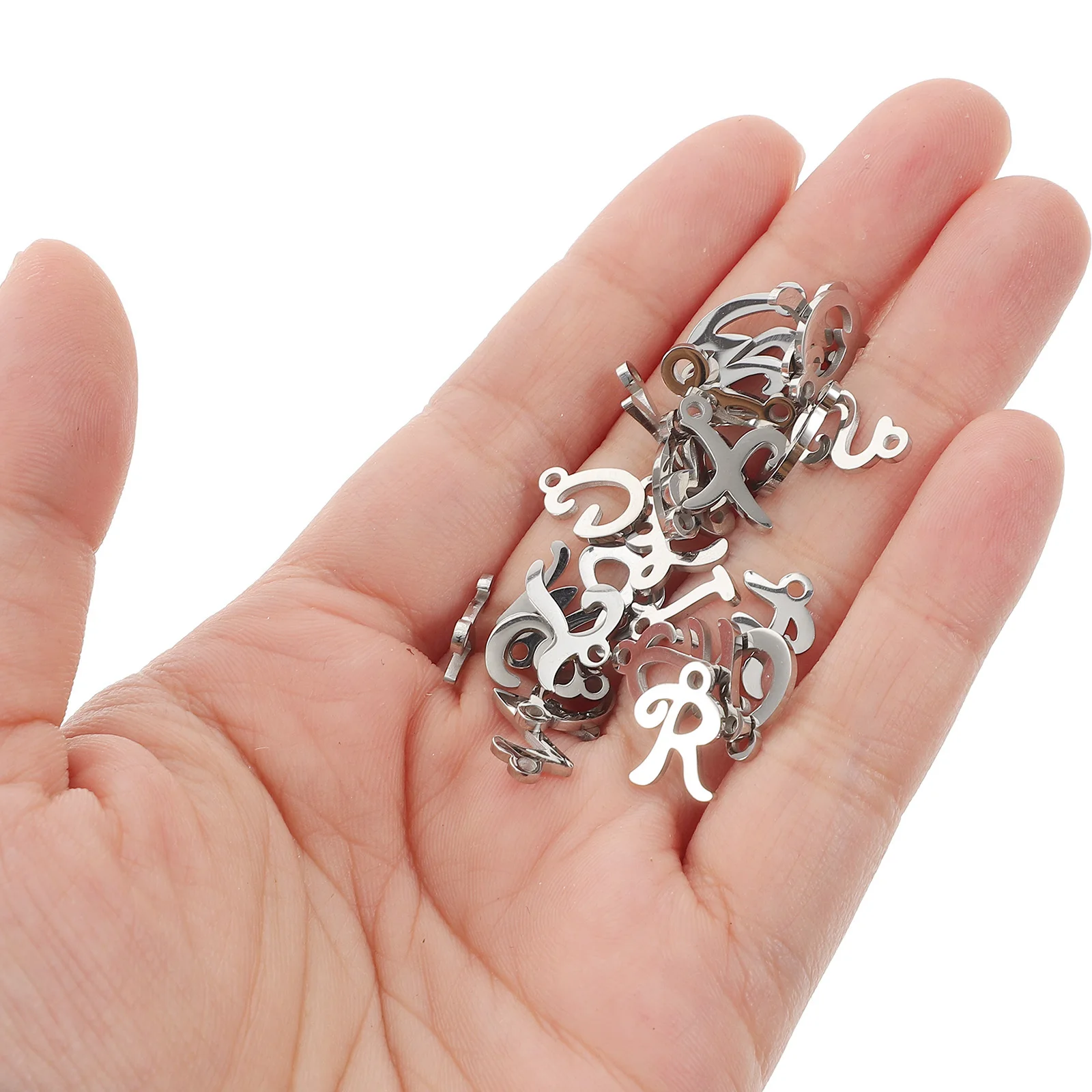 26Pcs Alphabet Letter Charms Pendant Stylish Hanging Design for DIY Jewelry Making Bracelets Necklaces Earrings
26Pcs Alphabet Letter Charms Pendant Stylish Hanging Design for DIY Jewelry Making Bracelets Necklaces Earrings
