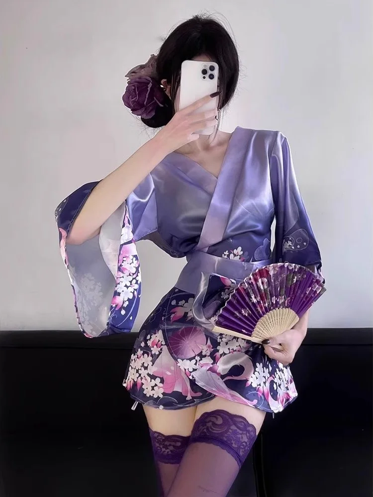 Sexy Restrained orm Dr loween Costume V-ne Japanese Kimono Cosplay Sexy School Girl Outfit Polyester l Waist
Sexy Restrained orm Dr loween Costume V-ne Japanese Kimono Cosplay Sexy School Girl Outfit Polyester l Waist