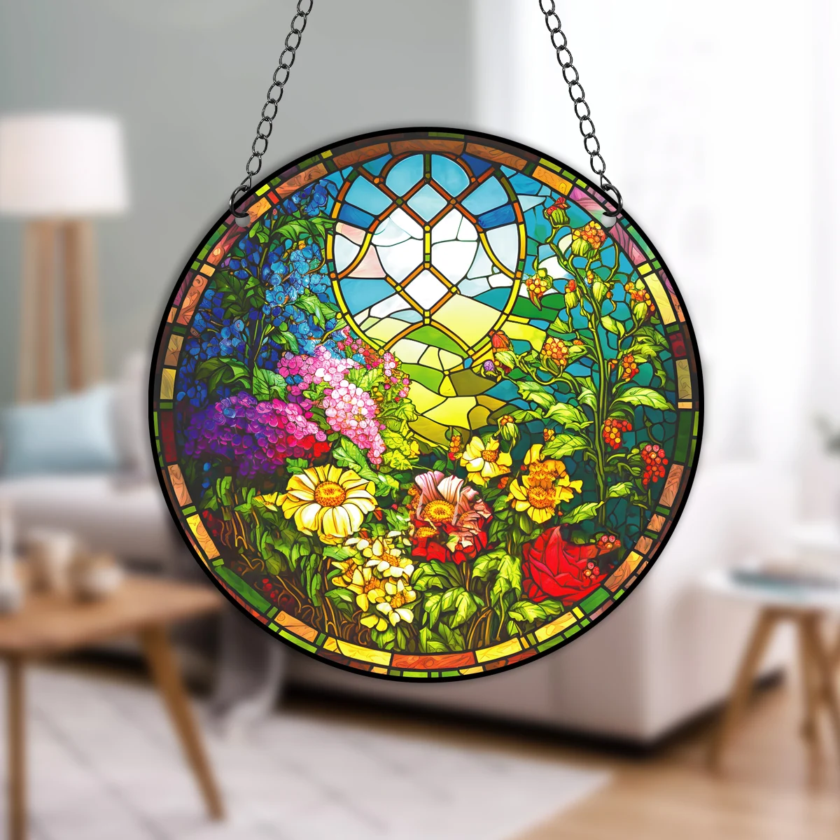 1PC Flowers Wall Art Decor Round Hanging Sign Indoor Outdoor Front Window Wall Pediments Wall Plaque Acrylic Plate Pendant
1PC Flowers Wall Art Decor Round Hanging Sign Indoor Outdoor Front Window Wall Pediments Wall Plaque Acrylic Plate Pendant