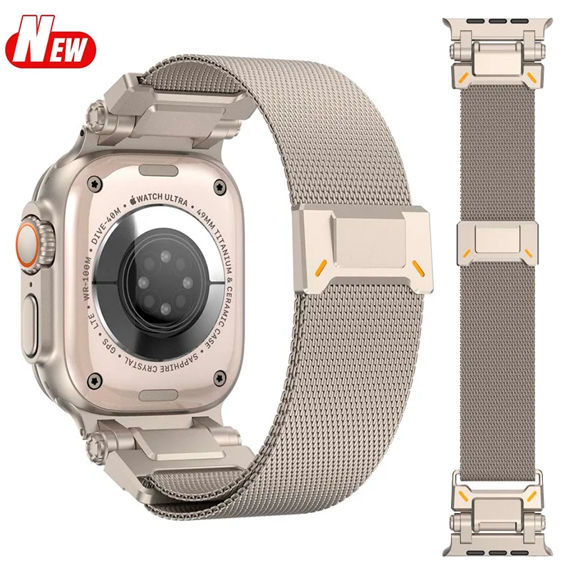 Magnetic Milanese Band For Apple Watch Ultra 2 49mm Series 10 9 8 7 6 5 4 se Stainless Steel Loop Strap for iwatch 45mm 44 46mm
Magnetic Milanese Band For Apple Watch Ultra 2 49mm Series 10 9 8 7 6 5 4 se Stainless Steel Loop Strap for iwatch 45mm 44 46mm