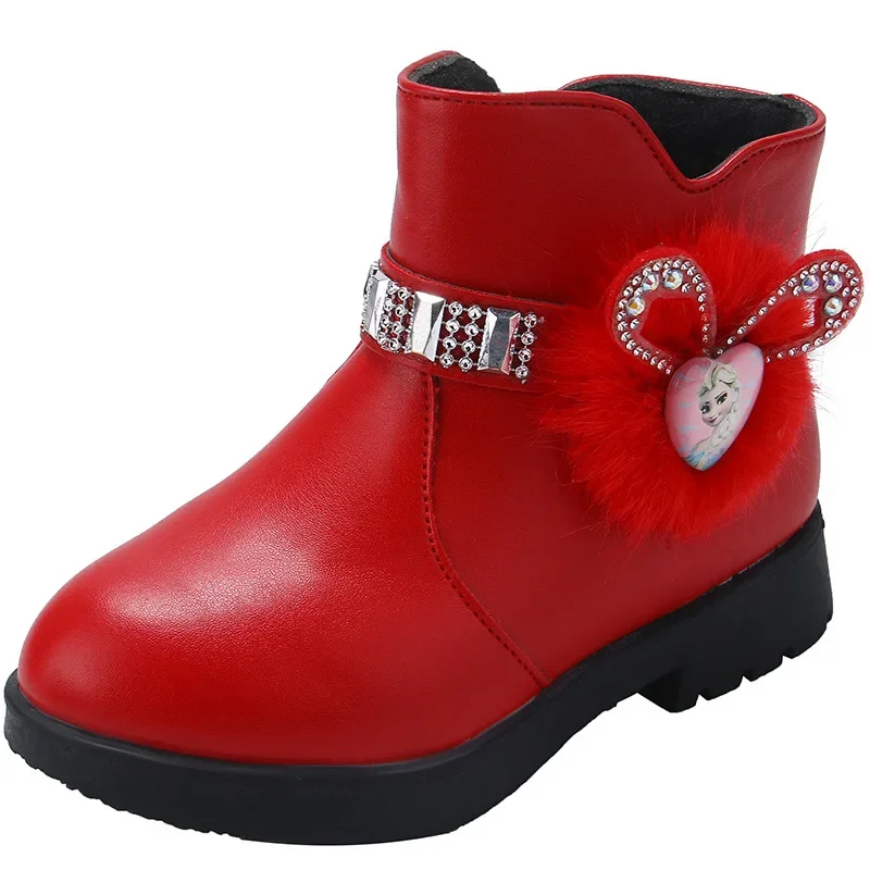 Disney girls cartoon frozen boot elsa princess Fashion boots children's shoes gift
Disney girls cartoon frozen boot elsa princess Fashion boots children's shoes gift