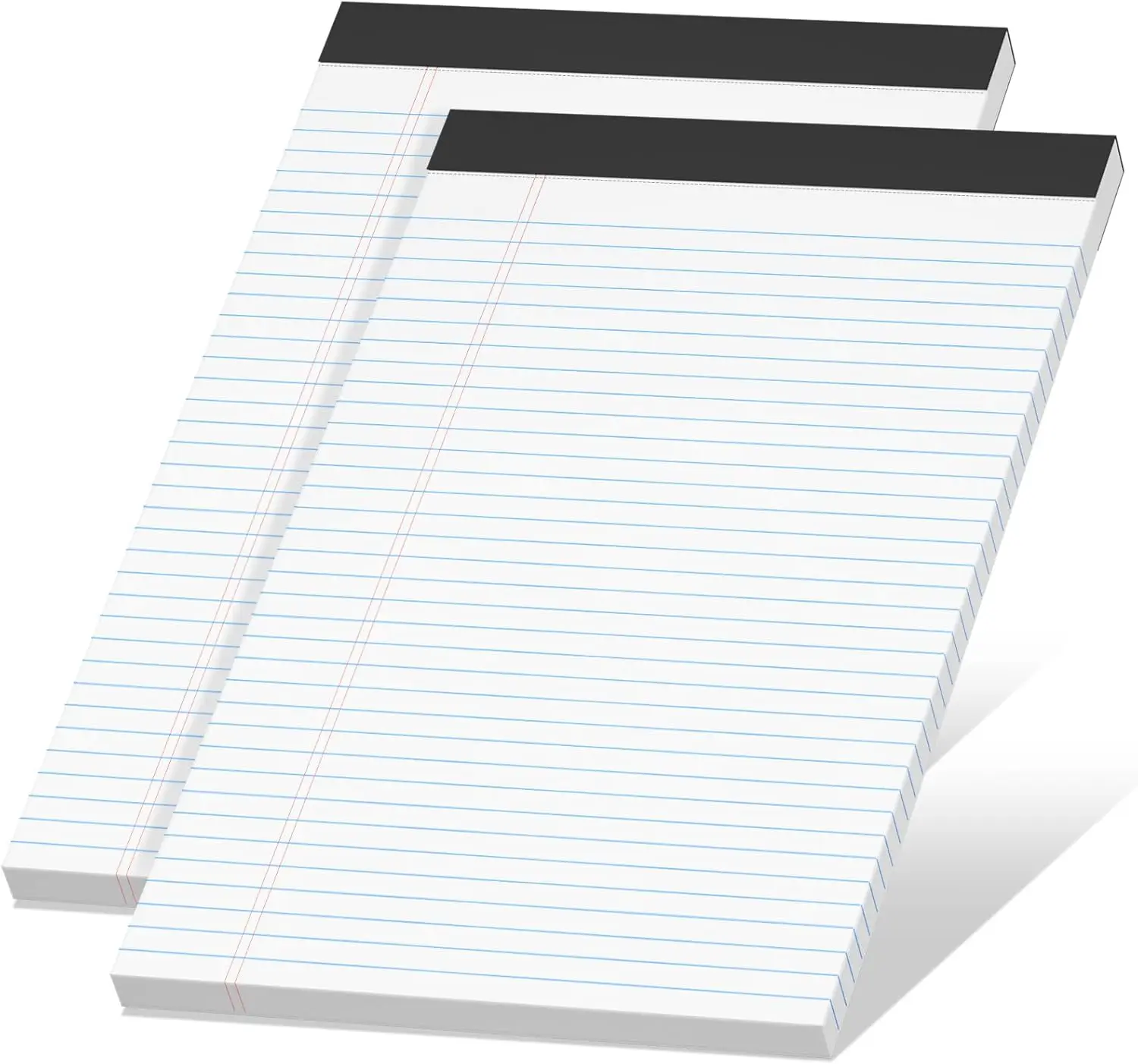 Legal Pads 8.5x11, 2 Pack White Notepads, 30 Sheets Each, Double-Sided Lined Paper for Work School Office
Legal Pads 8.5x11, 2 Pack White Notepads, 30 Sheets Each, Double-Sided Lined Paper for Work School Office