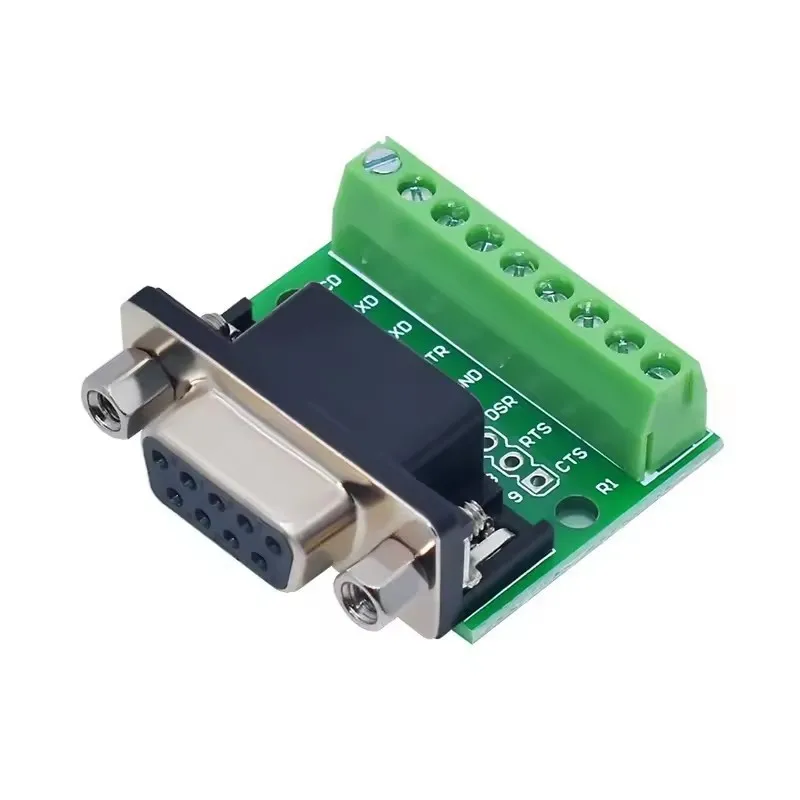 5pcs DB9 Male Female Adapter Screw Terminal Board 9 Pin 9 Hole RS232 RS485 Converter for Serial Communication
5pcs DB9 Male Female Adapter Screw Terminal Board 9 Pin 9 Hole RS232 RS485 Converter for Serial Communication