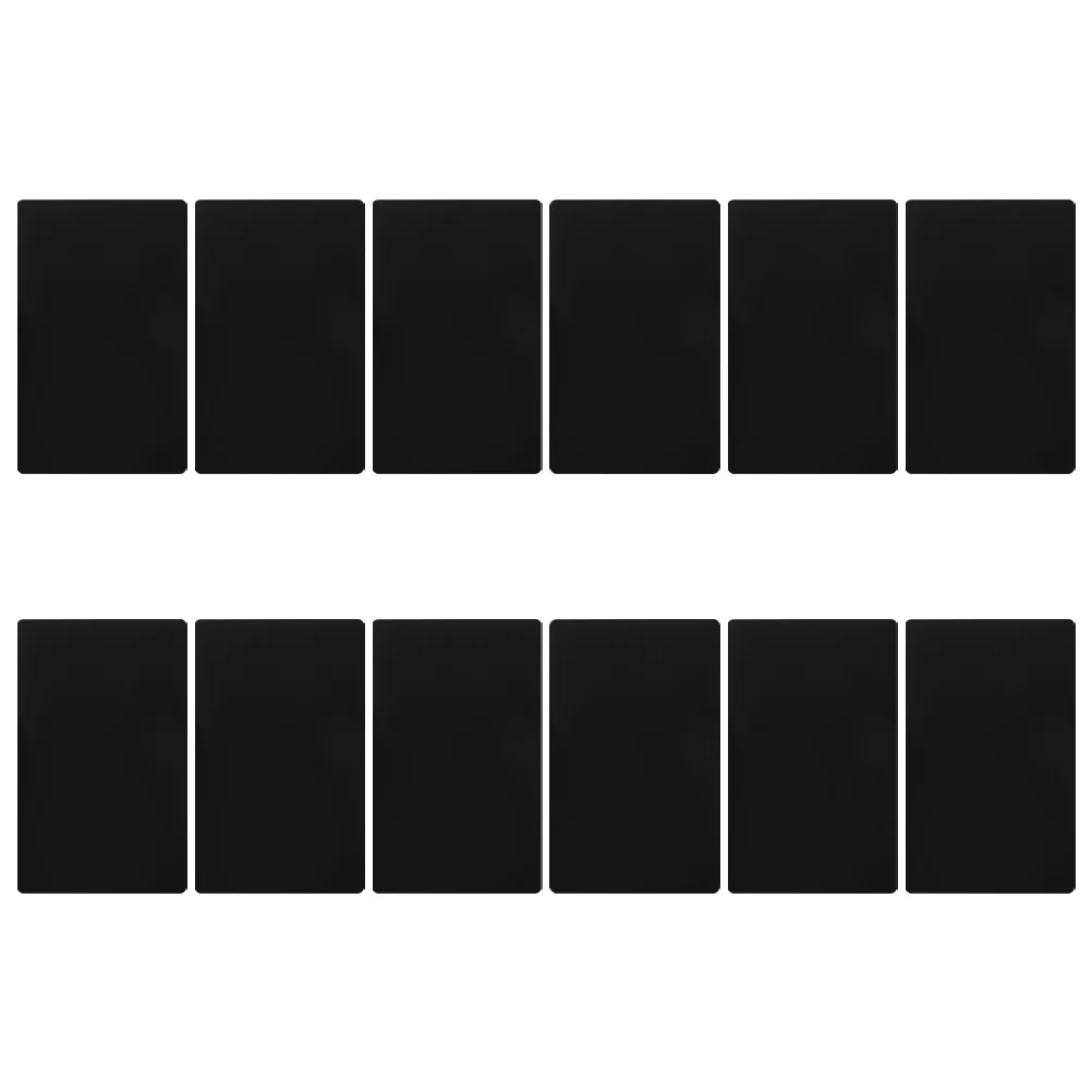 12 Pcs Blank Name Cards Business Aluminum for Making Engraving Visiting Black Blanks
12 Pcs Blank Name Cards Business Aluminum for Making Engraving Visiting Black Blanks