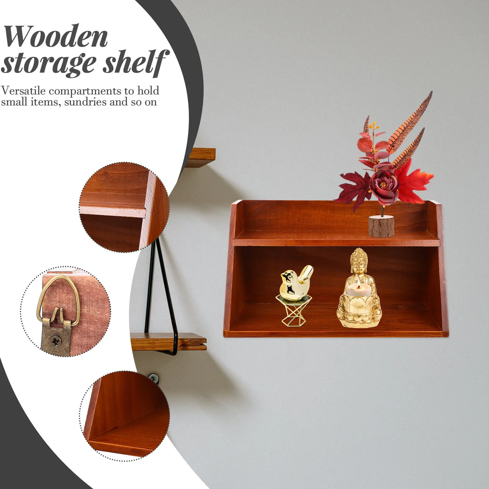 Multi-Layer Desktop Storage Rack Wooden Organizer Shelf for Home Office Dorm Use Sundries Holder Craft Storage Solution
Multi-Layer Desktop Storage Rack Wooden Organizer Shelf for Home Office Dorm Use Sundries Holder Craft Storage Solution