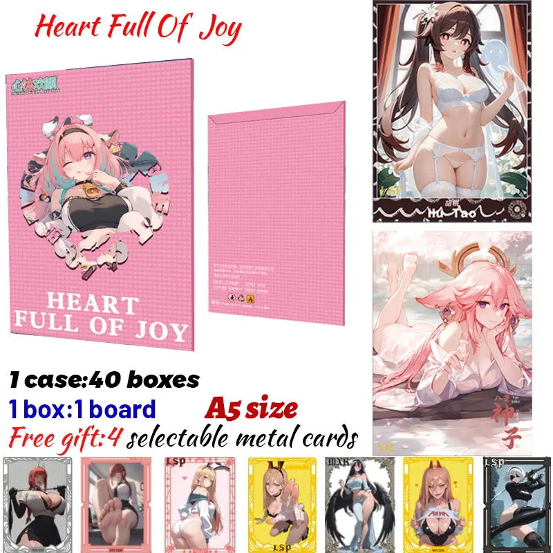 2025 новейшие доски MingKaShe Heart Full Of Joy A5 Waifu, акриловая Borad, аниме, редкая коллекция для хобби, ACG Girls
2025 новейшие доски MingKaShe Heart Full Of Joy A5 Waifu, акриловая Borad, аниме, редкая коллекция для хобби, ACG Girls