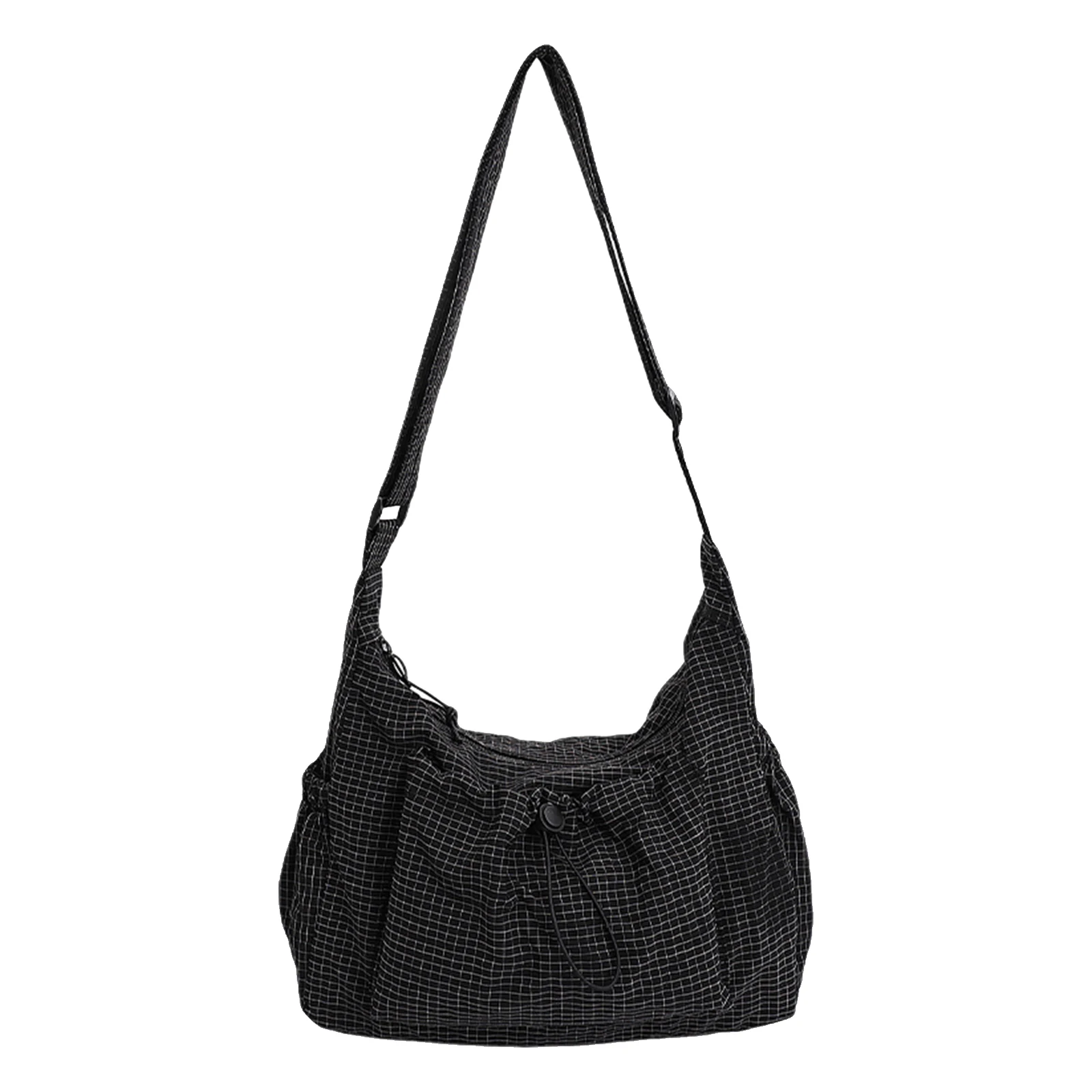 Women Checkered Sling Bag Nylon Pleated Cloud Shoulder Bag Large Capacity Stylish Plaid Tote Bag Commute Handbag
Women Checkered Sling Bag Nylon Pleated Cloud Shoulder Bag Large Capacity Stylish Plaid Tote Bag Commute Handbag