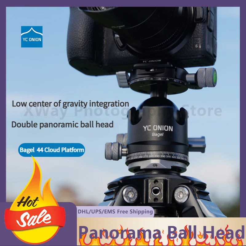 Yc Onion Bagel Panorama Ball Head Bc44/bf44 Low Center of Gravity Integrated Design Camera Adjustable Damping Stabilizer
Yc Onion Bagel Panorama Ball Head Bc44/bf44 Low Center of Gravity Integrated Design Camera Adjustable Damping Stabilizer