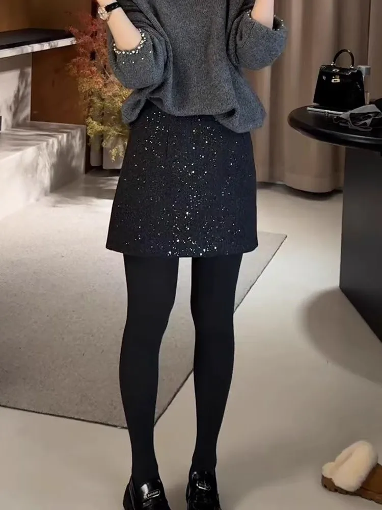 Юбка А-силуэта с высокой талией, женское шерстяное пальто, осенне-зимняя юбка больших размеров, корейский стиль, стройнящая, подчеркивающая фигуру
Юбка А-силуэта с высокой талией, женское шерстяное пальто, осенне-зимняя юбка больших размеров, корейский стиль, стройнящая, подчеркивающая фигуру