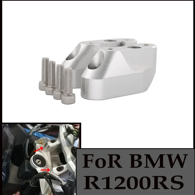 For BMW R1200RS Handlebar Riser R1250RS R1200 R1250 RS Motorcycle Bar Mount Handle Clamp Extend Aluminum Alloy Adapter
For BMW R1200RS Handlebar Riser R1250RS R1200 R1250 RS Motorcycle Bar Mount Handle Clamp Extend Aluminum Alloy Adapter