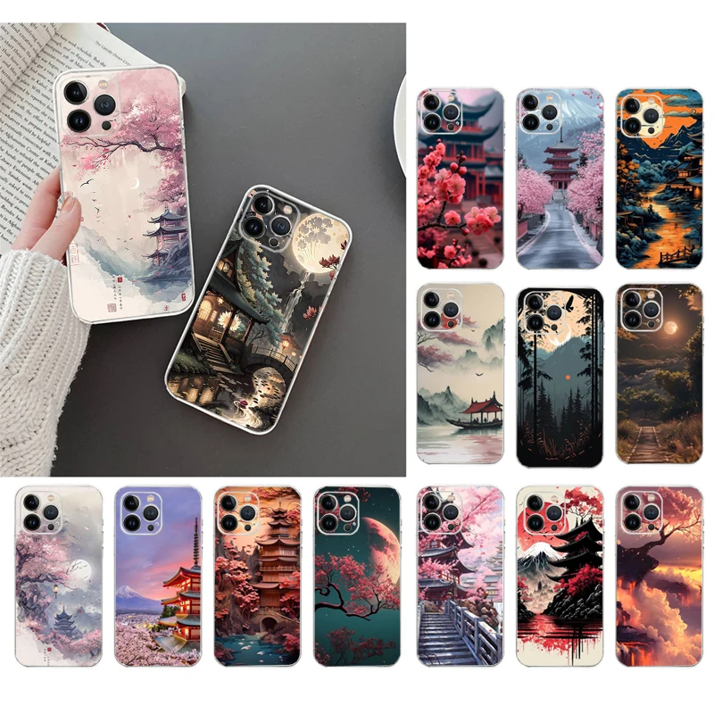 Phone Case For iphone 17 Pro Max Air 16 15 14 13 Pro Max 15 16 Pro 15Plus Japan Sceneary Cherry Flower Mountain
Phone Case For iphone 17 Pro Max Air 16 15 14 13 Pro Max 15 16 Pro 15Plus Japan Sceneary Cherry Flower Mountain