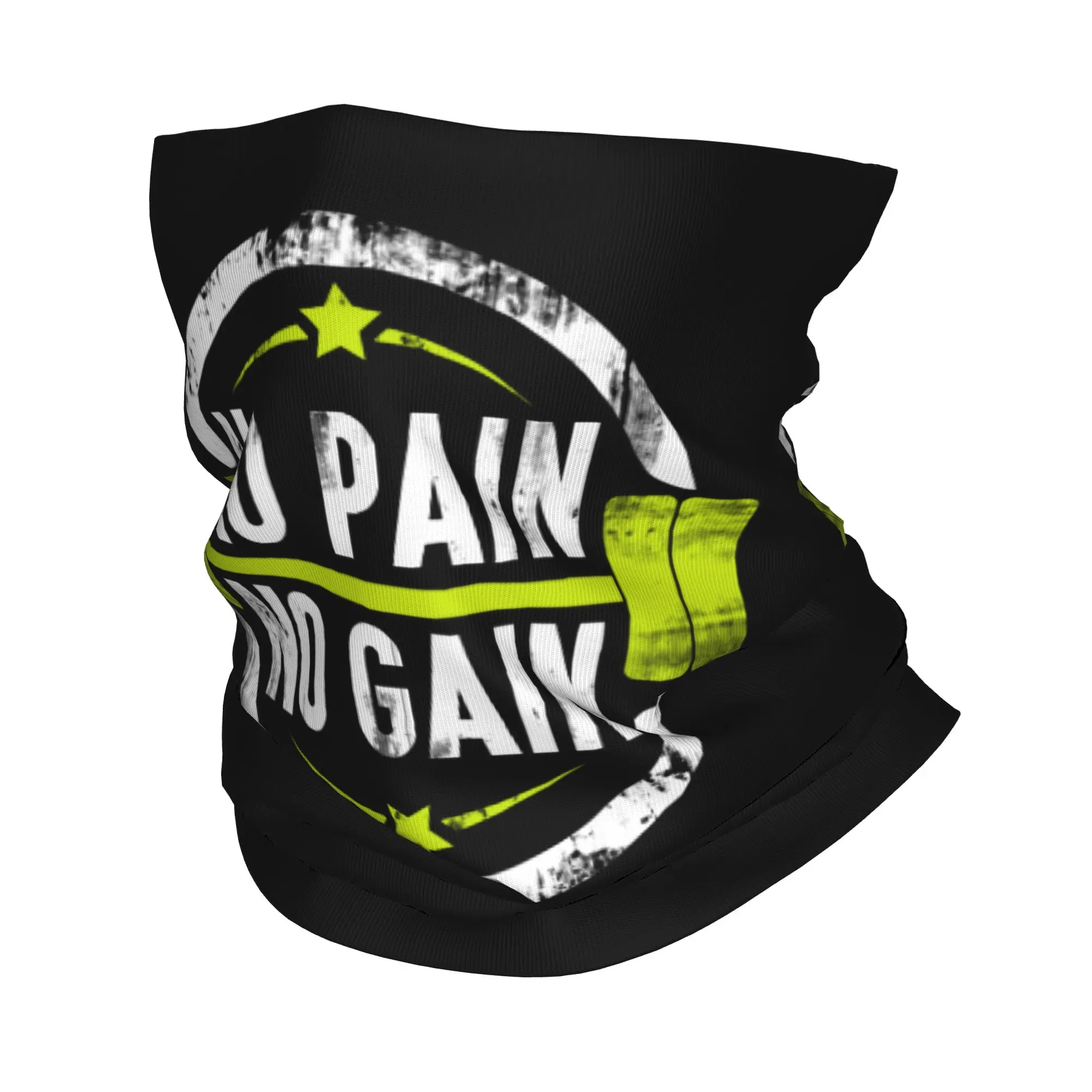 Custom No Pain No Gain Bandana Neck Gaiter for Hiking Cycling Women Men Wrap Scarf Bodybuilding Fitness Gym Balaclava Warmer
Custom No Pain No Gain Bandana Neck Gaiter for Hiking Cycling Women Men Wrap Scarf Bodybuilding Fitness Gym Balaclava Warmer