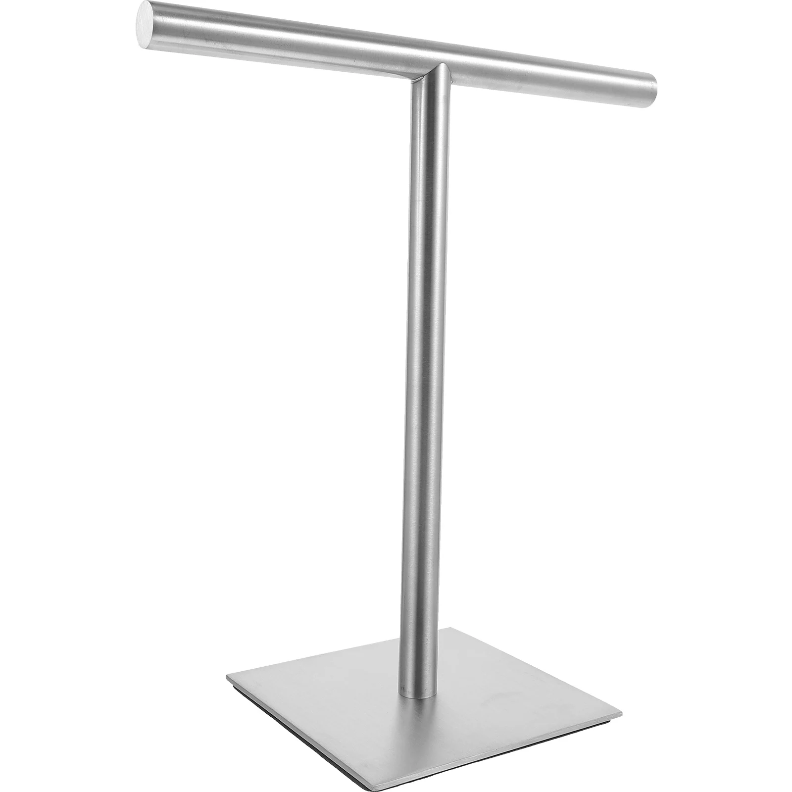 1pc Stainless Towel Rack Countertop Holder Black Free Standing T-shaped Base Bathroom Kitchen Storage Unit
1pc Stainless Towel Rack Countertop Holder Black Free Standing T-shaped Base Bathroom Kitchen Storage Unit