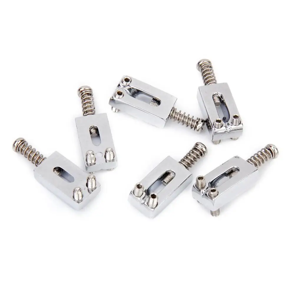 6pcs Electric Guitar Bridge Saddles Hard Copper Silver 079x039inch Durable Replacement Tremolo Accessories Guitar Parts
6pcs Electric Guitar Bridge Saddles Hard Copper Silver 079x039inch Durable Replacement Tremolo Accessories Guitar Parts