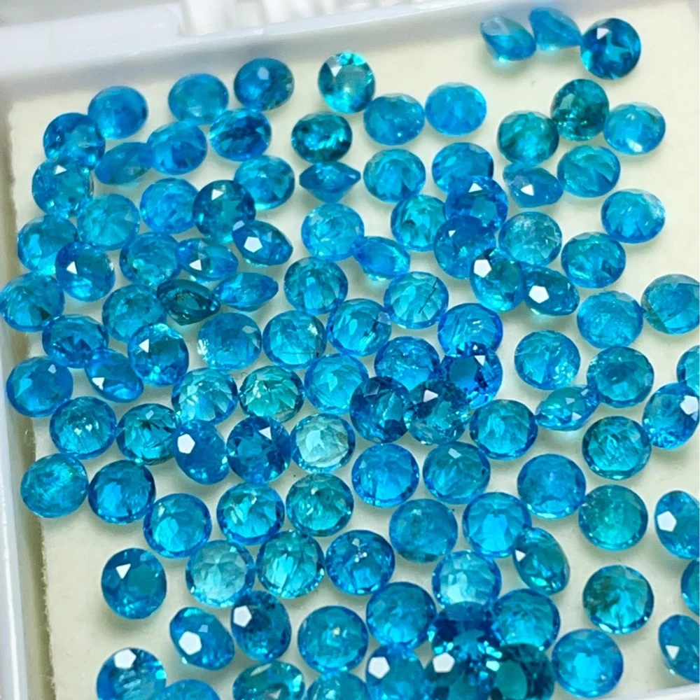 10pcs 3mm Round Natural Swiss Blue Fluorite Stone
10pcs 3mm Round Natural Swiss Blue Fluorite Stone