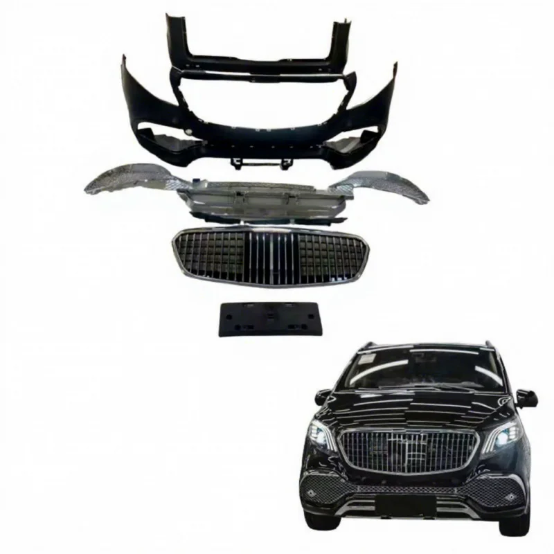 Suitable for 2015-2016 Mercedes V-Class Vito V260 Front Rear Bumper Upgrade GLS Maybach Style Grille Exterior Refit Kit
Suitable for 2015-2016 Mercedes V-Class Vito V260 Front Rear Bumper Upgrade GLS Maybach Style Grille Exterior Refit Kit