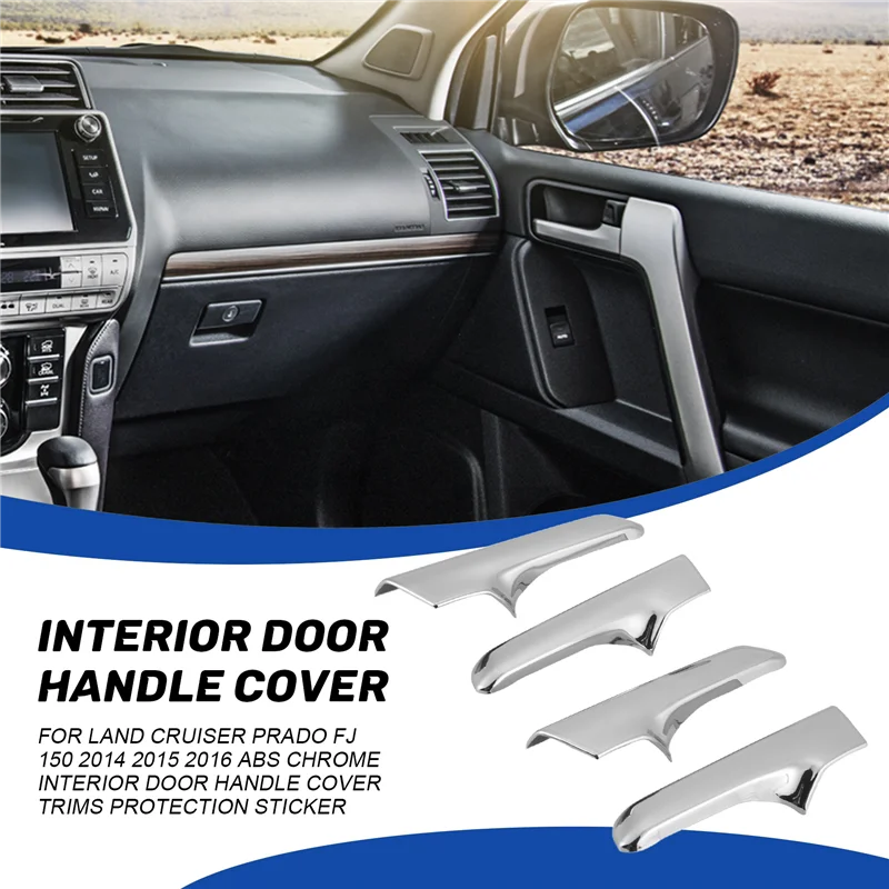 Well For Toyota Land Cruiser Prado FJ 150 2014 2015 2016 ABS Chrome Interior Door Handle Cover Trims Protection Sticker
Well For Toyota Land Cruiser Prado FJ 150 2014 2015 2016 ABS Chrome Interior Door Handle Cover Trims Protection Sticker