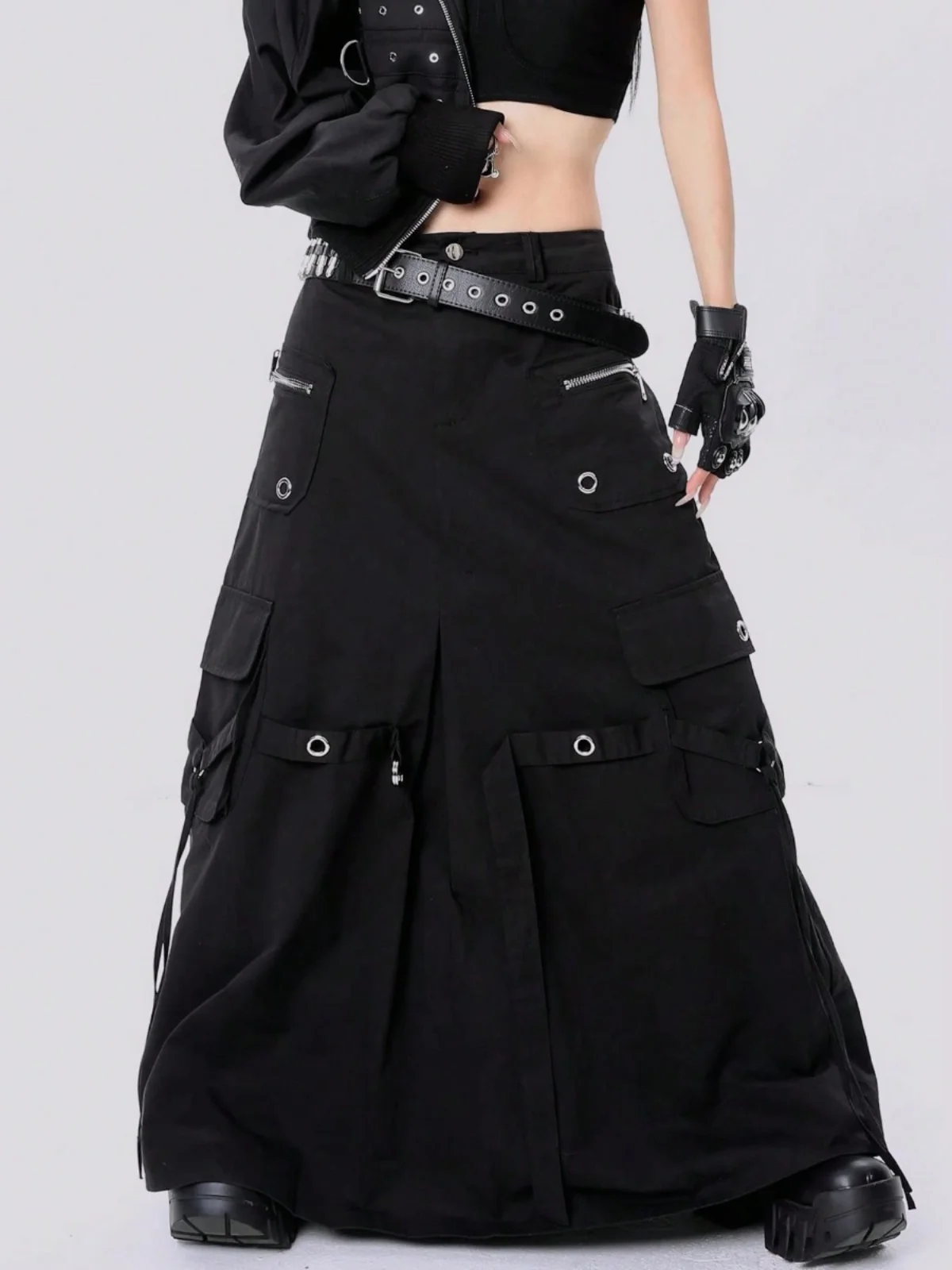 Корейская Sle Chic Bla Metal Bule, рабочая одежда, женская юбка, новинка 2025 года, повседневная длинная юбка трапециевидной формы для девочек, летняя
Корейская Sle Chic Bla Metal Bule, рабочая одежда, женская юбка, новинка 2025 года, повседневная длинная юбка трапециевидной формы для девочек, летняя