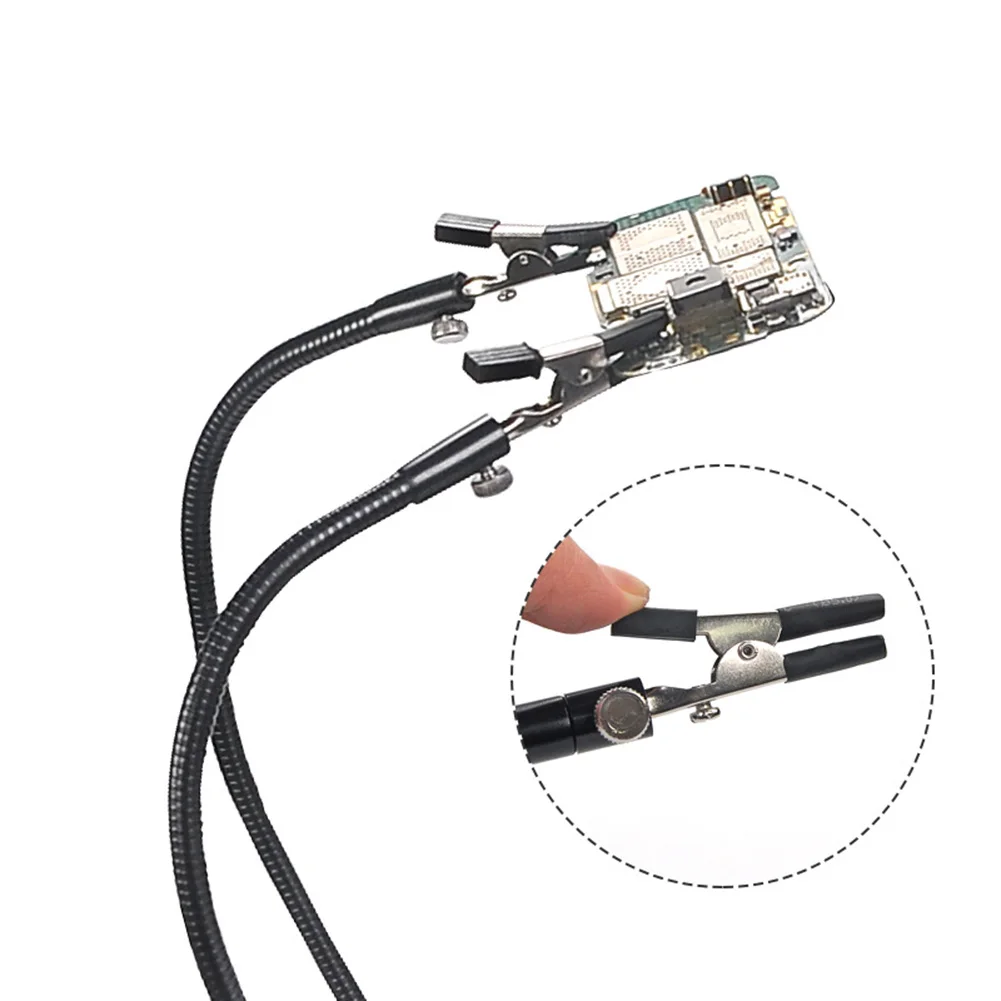 Electronic Soldering Fixture Welding Holder with 360 Rotatable Base 3x HD Lens 5 Adjustable Arms Anti Slip Pads
Electronic Soldering Fixture Welding Holder with 360 Rotatable Base 3x HD Lens 5 Adjustable Arms Anti Slip Pads
