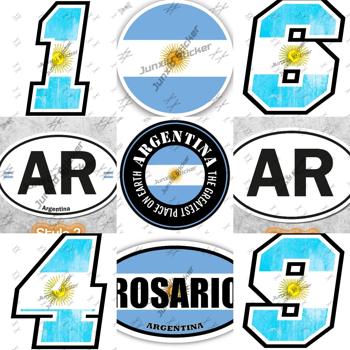 Argentina Flag Number Decal Argentina Ruta 40 Rosario Oval Country Code AR Waterproof Decoration Accessories Pvc Boat Accessorie
Argentina Flag Number Decal Argentina Ruta 40 Rosario Oval Country Code AR Waterproof Decoration Accessories Pvc Boat Accessorie