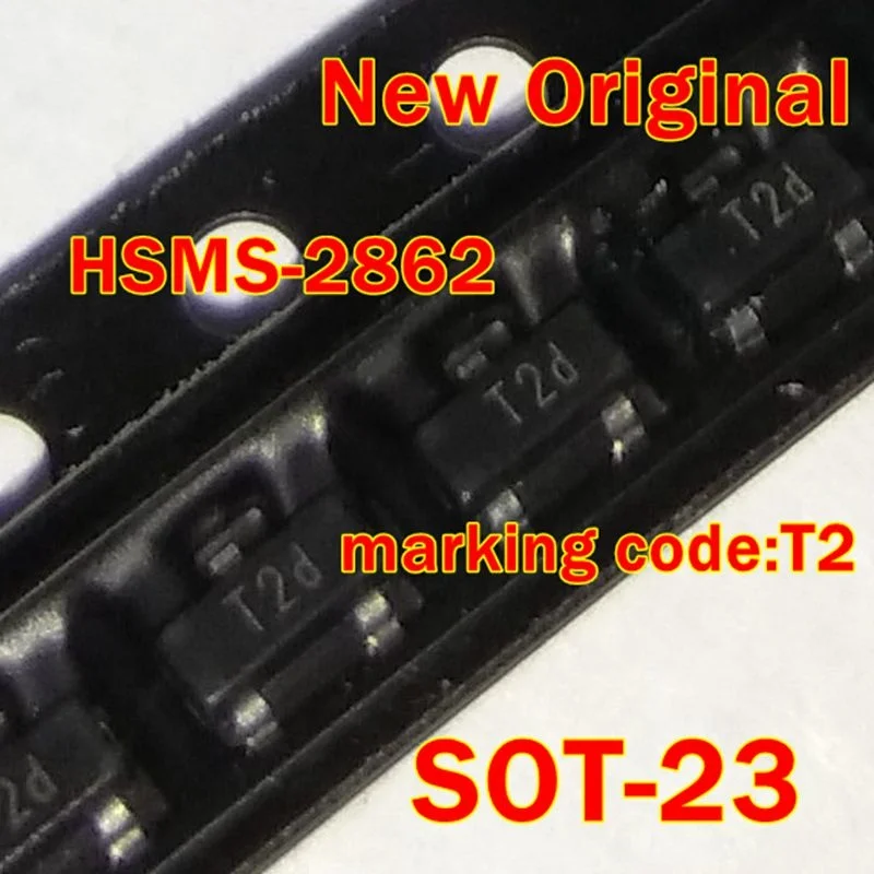 1Pcs to 100Pcs Hsms-2862 Hsms-2862-Tr1G Sot-23 New Original Marking Code:T2 Silicon, C Band, Mixer Diode
1Pcs to 100Pcs Hsms-2862 Hsms-2862-Tr1G Sot-23 New Original Marking Code:T2 Silicon, C Band, Mixer Diode