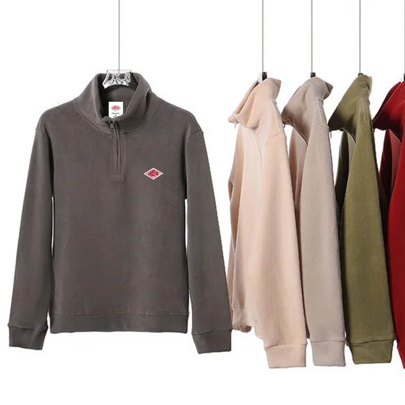 Осенне-зимнее повседневное пальто с вышивкой для мужчин и женщин, водолазка с длинным рукавом и полумолнией, классическая элегантная толстовка с капюшоном, топы, спортивный костюм
Осенне-зимнее повседневное пальто с вышивкой для мужчин и женщин, водолазка с длинным рукавом и полумолнией, классическая элегантная толстовка с капюшоном, топы, спортивный костюм