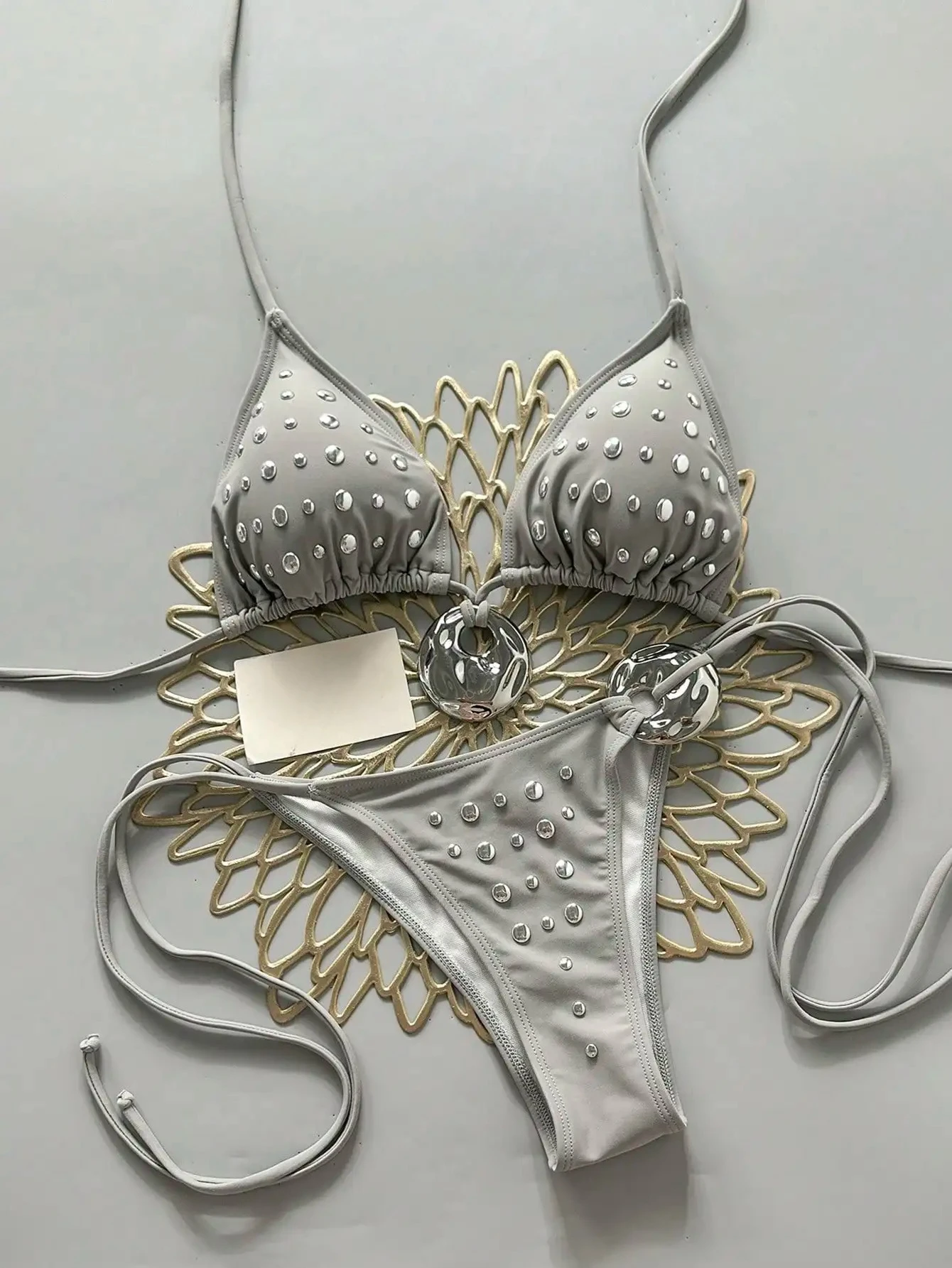 2pcs Geometric & Tropical Floral Print Bikini Set, Casual Cute & Elegant Sexy Bohemian Style Tie Front Swimwear, Beach Holiday Outfit For Women, Spring/Summer Vacation
2pcs Geometric & Tropical Floral Print Bikini Set, Casual Cute & Elegant Sexy Bohemian Style Tie Front Swimwear, Beach Holiday Outfit For Women, Spring/Summer Vacation