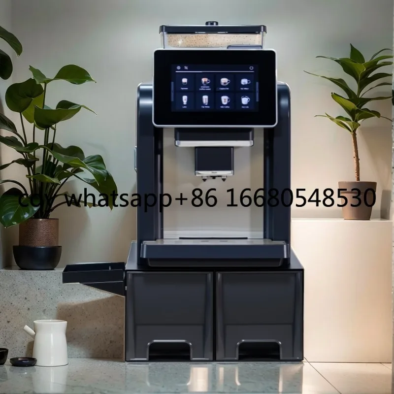 Коммерческая профессиональная полностью автоматическая итальянская кофемашина Умная кофемашина для эспрессо для магазинов