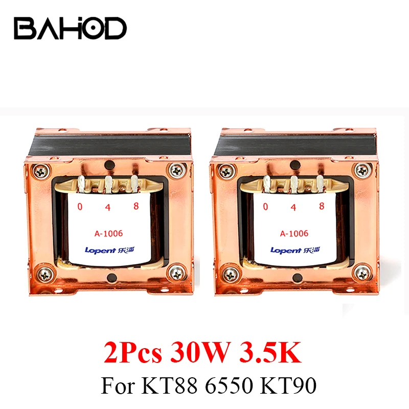 BAHOD 2pcs 30W 3.5K Single-ended Output Transformer for KT90 6550 KT88 Vacuum Tube Amplifier
BAHOD 2pcs 30W 3.5K Single-ended Output Transformer for KT90 6550 KT88 Vacuum Tube Amplifier