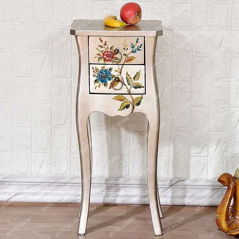 B03 Country Style Solid Wood Leisure Corner Table Style Painted Living Room Side Table Sofa Side Cabinet
B03 Country Style Solid Wood Leisure Corner Table Style Painted Living Room Side Table Sofa Side Cabinet