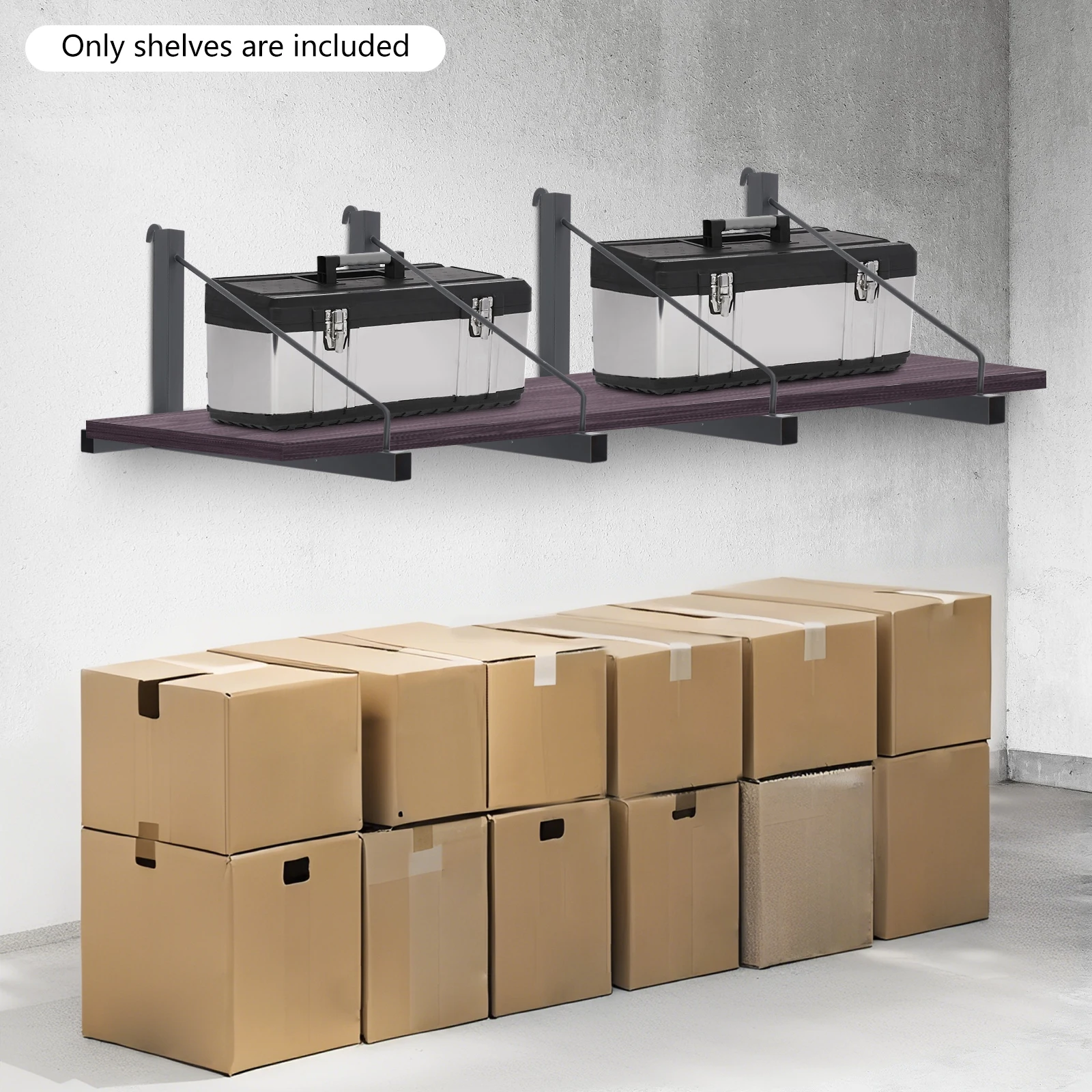4pcs Pack Cargo Container Shelving Brackets with Hook Design Smooth Edges Shipping Container Shelf Bracket for Storage Organization
4pcs Pack Cargo Container Shelving Brackets with Hook Design Smooth Edges Shipping Container Shelf Bracket for Storage Organization