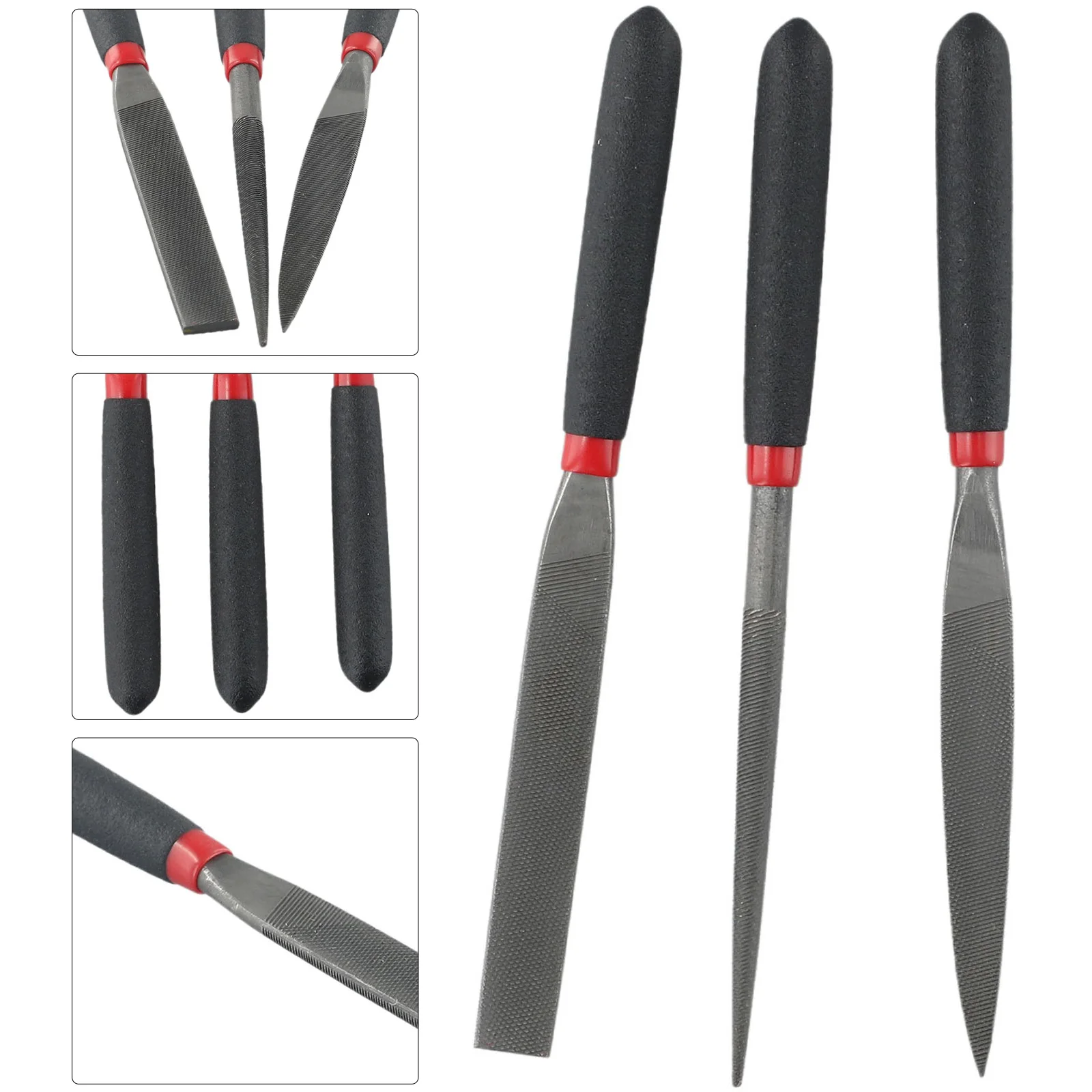 Hand Operated Tools 3Pcs/Set Model Files Reliable Flat File Half Round File Round File (Approx. ) 118mm For Stone For Tile
Hand Operated Tools 3Pcs/Set Model Files Reliable Flat File Half Round File Round File (Approx. ) 118mm For Stone For Tile