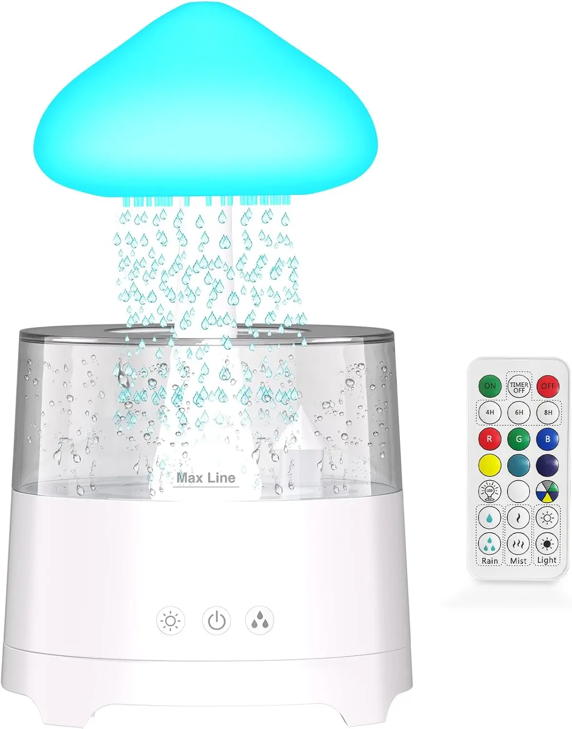 Увлажнитель воздуха Rain Cloud с LED-подсветкой, пультом ДУ, объемом 450 мл для сна и релаксации
Увлажнитель воздуха Rain Cloud с LED-подсветкой, пультом ДУ, объемом 450 мл для сна и релаксации