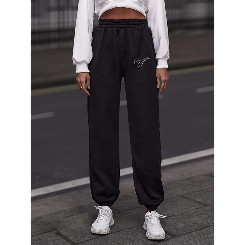 Dog Line Print Women's Pants Casual Loose Cute Simple Women's Drawstring Pants Elastic Waist Female Pants
Dog Line Print Women's Pants Casual Loose Cute Simple Women's Drawstring Pants Elastic Waist Female Pants