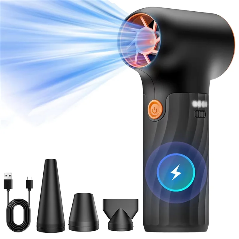 AB11-High Speed Electric Compressed Air Duster 130000RPM Mini Duct Fan 3 Adjustable Jet Turbo Blower For Home Car Clean
AB11-High Speed Electric Compressed Air Duster 130000RPM Mini Duct Fan 3 Adjustable Jet Turbo Blower For Home Car Clean