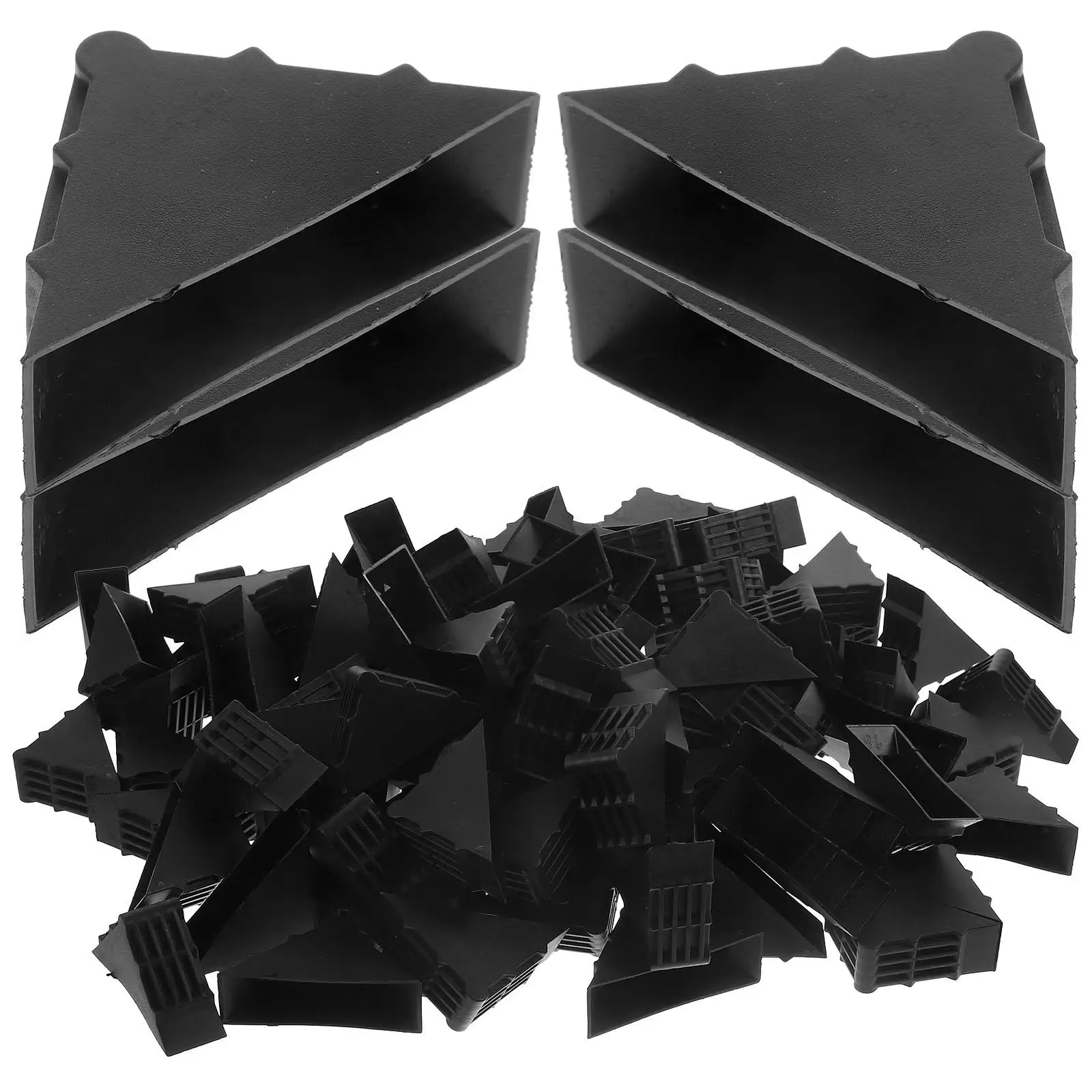 100 Pcs Black 50x50x18mm Photo Frame Edge Protector Corner Bumpers Packaging Protectors Plastic Shipping Anti Collision
100 Pcs Black 50x50x18mm Photo Frame Edge Protector Corner Bumpers Packaging Protectors Plastic Shipping Anti Collision