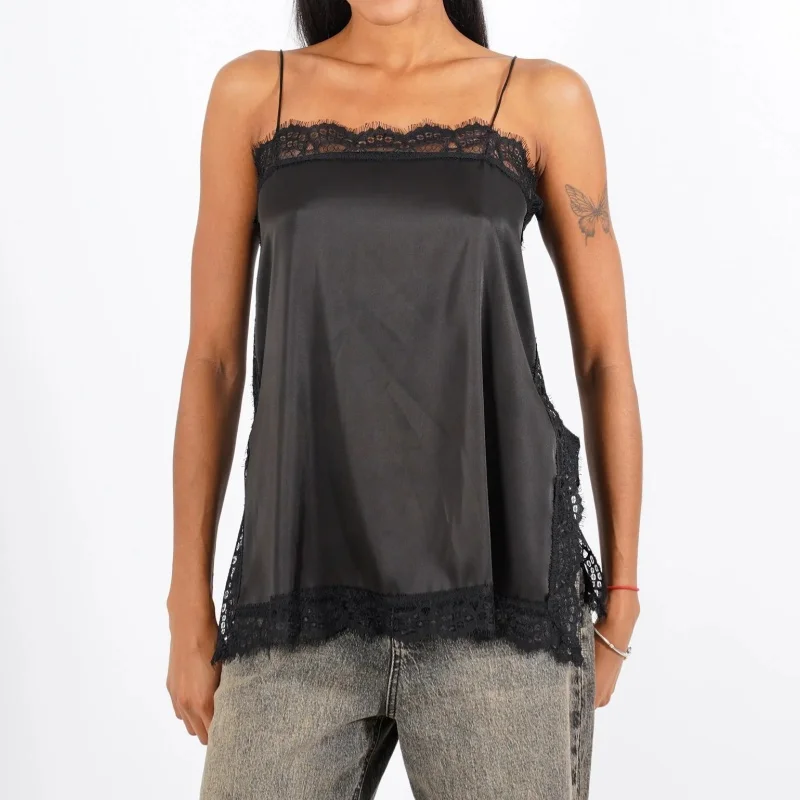 Women Y2K Lace Trim Satin Cami Top Satin Silk Spaghetti Strap Sleeveless Camisole Lace Patchwork Loose Going Out Tank Tops
Women Y2K Lace Trim Satin Cami Top Satin Silk Spaghetti Strap Sleeveless Camisole Lace Patchwork Loose Going Out Tank Tops