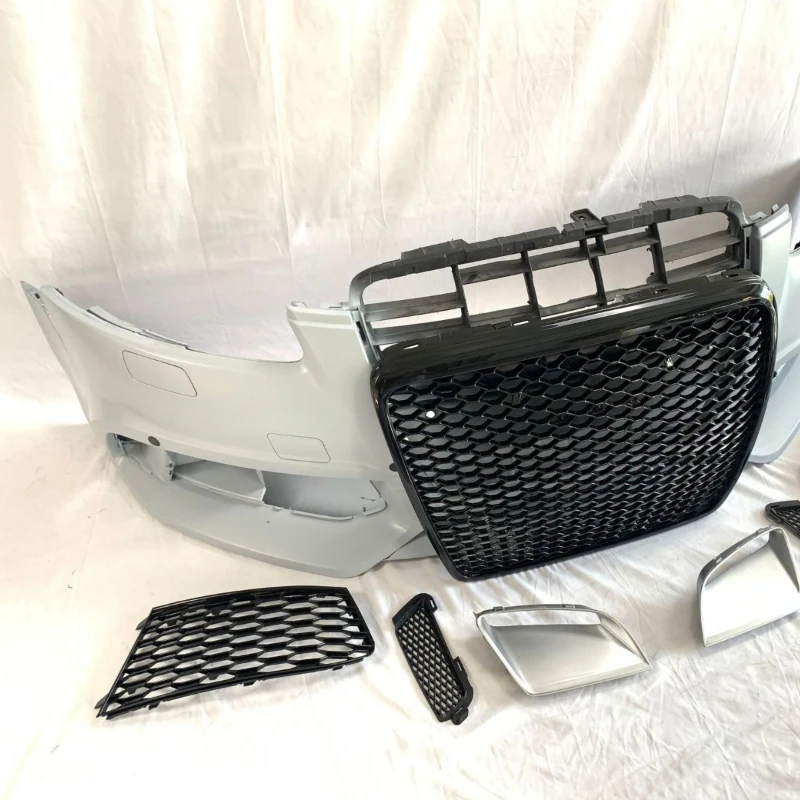 FOR 2006 Audi A6 modified with RS6 body kit, front bumper, honeycomb , black warrior grille
FOR 2006 Audi A6 modified with RS6 body kit, front bumper, honeycomb , black warrior grille