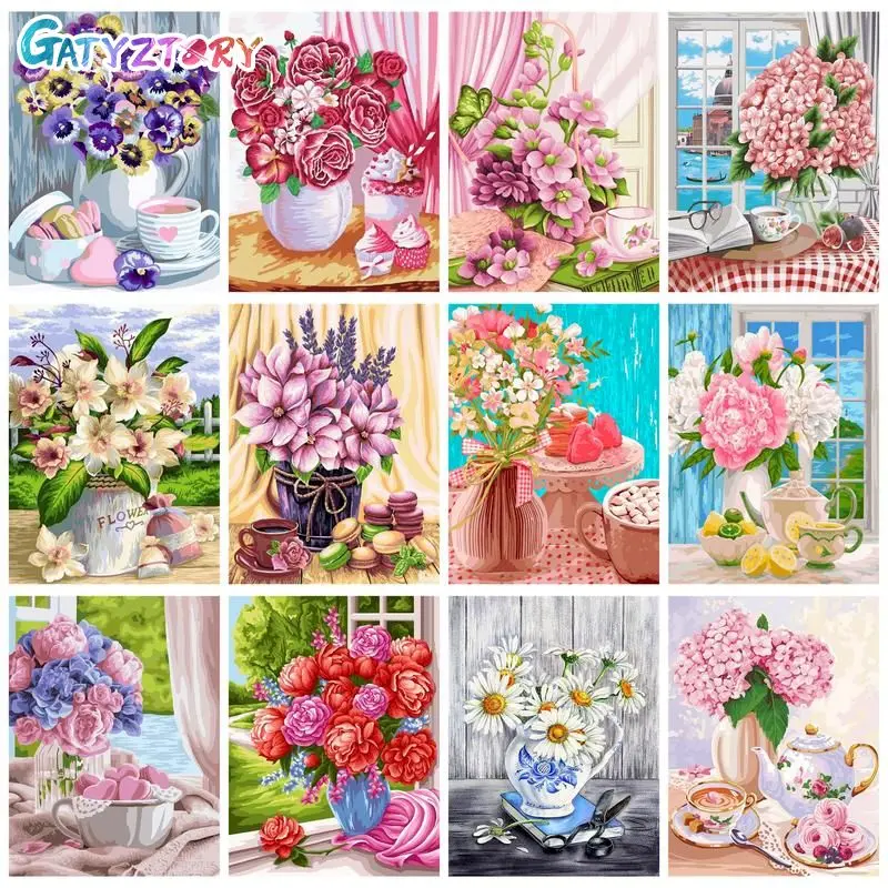 GATYZTORY 5D Square Round Diamond Painting Frame DIY Cross Stitch Crafts Pink Flowers Mosaic Diamond Embroidery Gift Home Decor
GATYZTORY 5D Square Round Diamond Painting Frame DIY Cross Stitch Crafts Pink Flowers Mosaic Diamond Embroidery Gift Home Decor