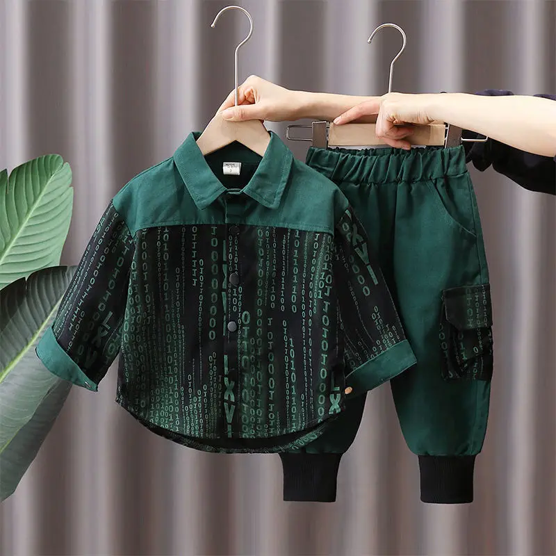 Boy Spring Autumn Clothing Set Kids Clothes 2023 Spring New Fashion Patchwork Print Turn Collar Single Breasted 2 Piece Suits
Boy Spring Autumn Clothing Set Kids Clothes 2023 Spring New Fashion Patchwork Print Turn Collar Single Breasted 2 Piece Suits