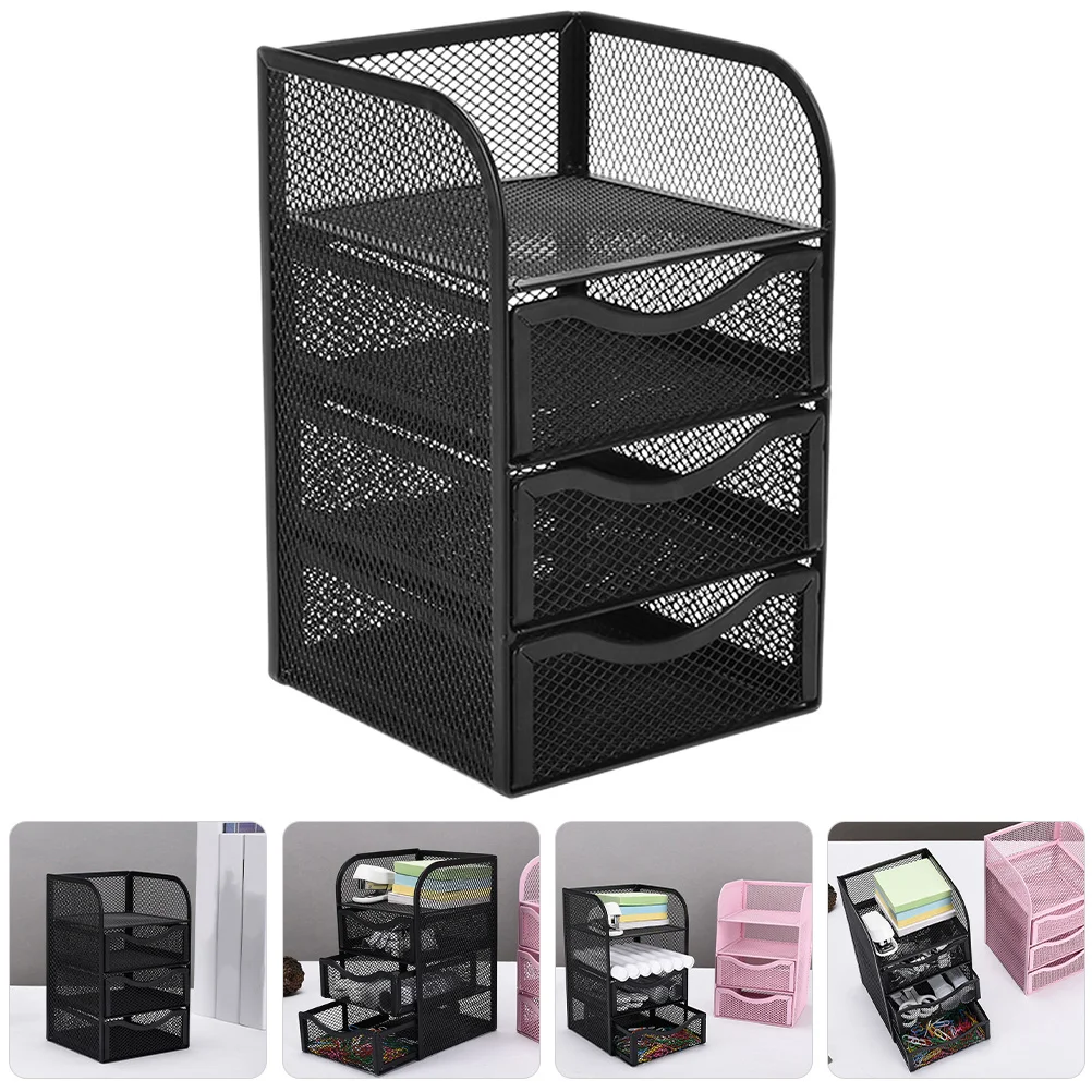 3-Tier Desktop Drawer Organizer Iron Sturdy Storage For Office School Home Sundries Organizer File Holder Document Box
3-Tier Desktop Drawer Organizer Iron Sturdy Storage For Office School Home Sundries Organizer File Holder Document Box