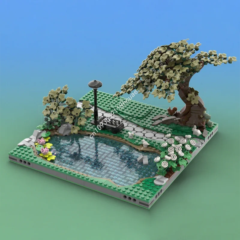 1026pcs MOC The Pond Modular Building Block DIY Creative Miniature Water Scene Model Display Toy For Adults Collectors Decor
1026pcs MOC The Pond Modular Building Block DIY Creative Miniature Water Scene Model Display Toy For Adults Collectors Decor